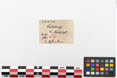 Etiketten zu Eisenschlacke (NHMW-PRAE-023841)